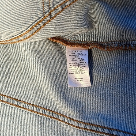 Treasure And Bond Kid's Denim & Fleece Hooded Jacket! - Picture 5 of 8